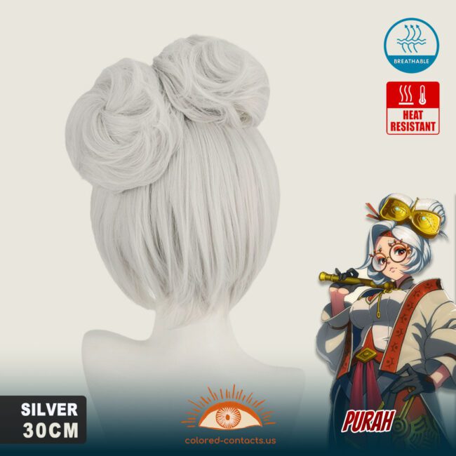 Zelda: Purah Cosplay Wig - Colored Contacts Zelda: Purah Cosplay Wig Premium Colored Contact Lenses