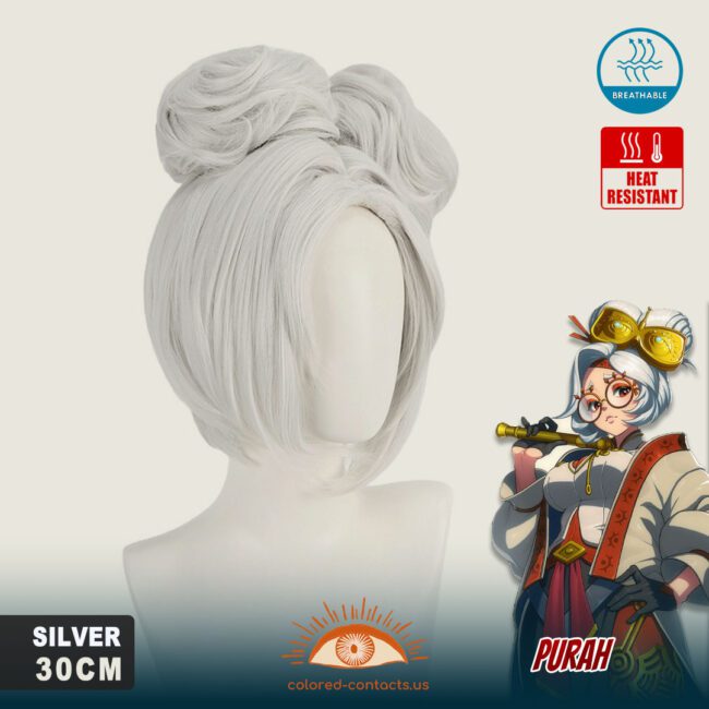Zelda: Purah Cosplay Wig - Colored Contacts Zelda: Purah Cosplay Wig Premium Colored Contact Lenses