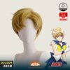 Sailor Moon: Uranus Cosplay Wig - Colored Contacts Uranus Cosplay Wig