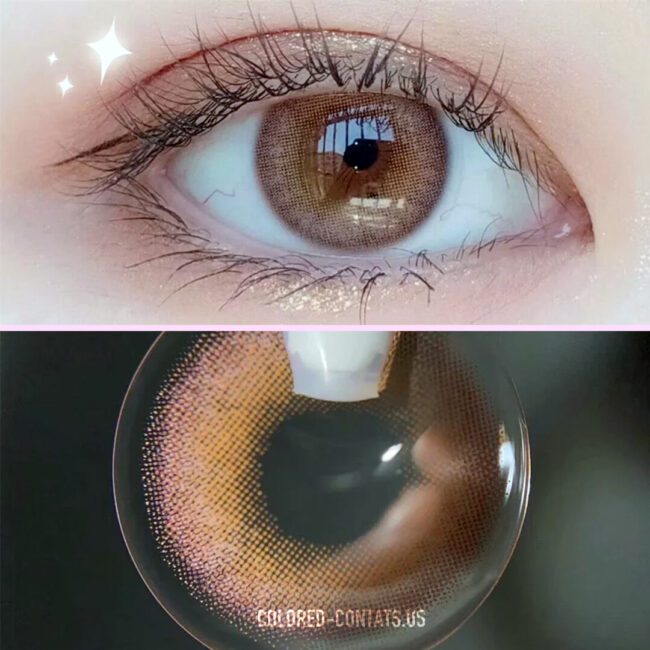 Cocoa Basilic Brown Contact Lenses - Colored Contacts Cocoa Basilic Brown Contact Lenses Premium Colored Contact Lenses