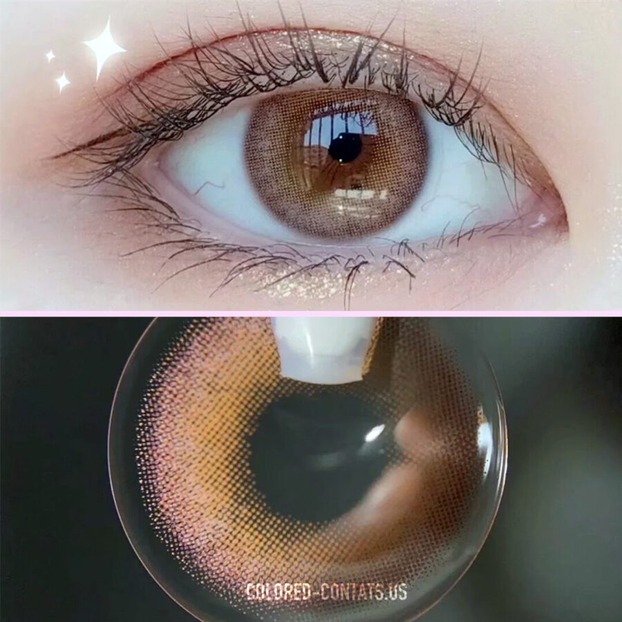 Cocoa Basilic Brown Contact Lenses - Image 2