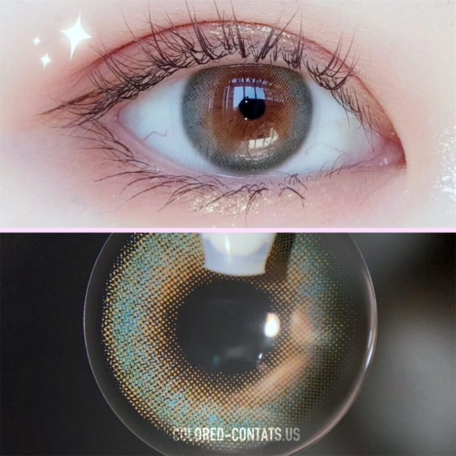 Emerald Basilic Green Contact Lenses - Image 2