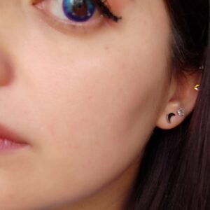 Aurora Dream Galaxy Blue Contact Lenses photo review