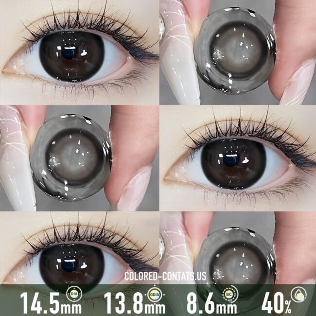 Ash Brown Color Contact Lenses