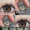 Boba Brown Colored Contact Lenses - Colored Contacts Boba Brown Colored Contact Lenses