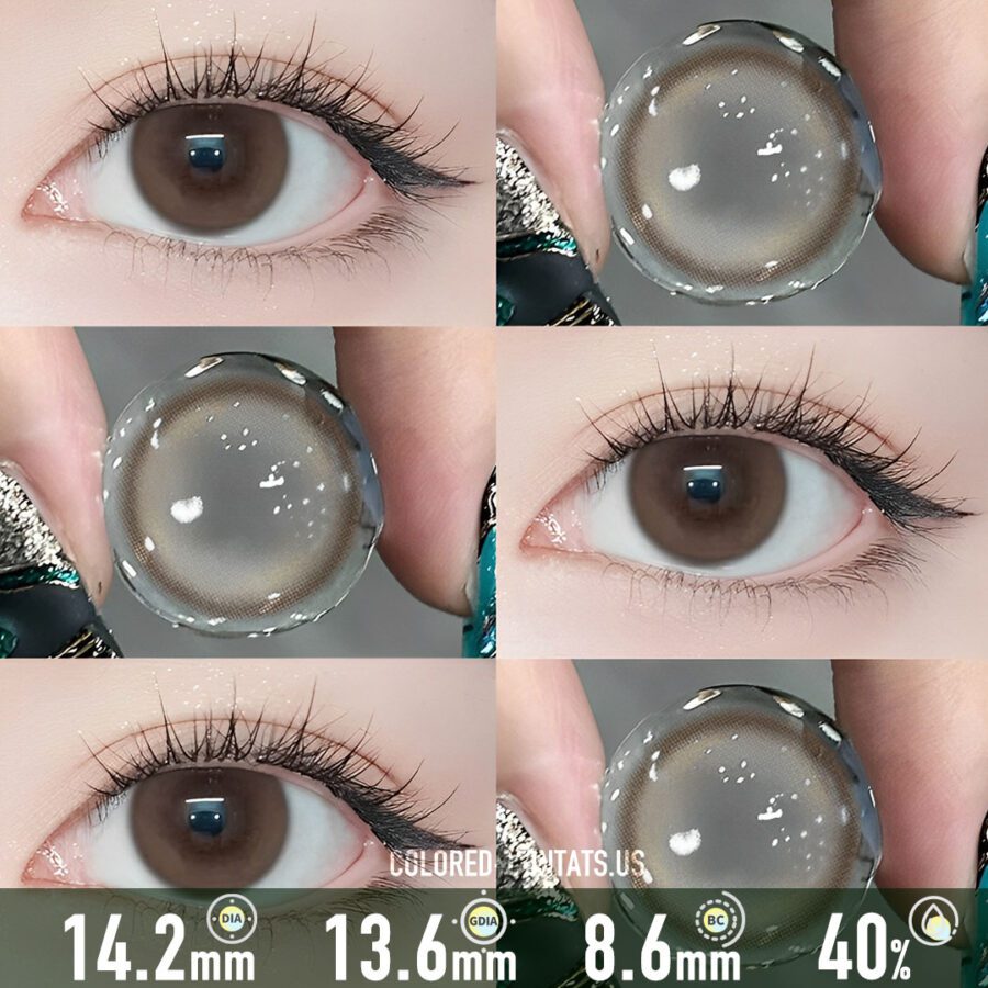 Caramel Boba Hazel Contact Lenses