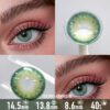 Celestia Green Contact Lenses - Colored Contacts Celestia Green Contact Lenses