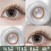 Cherry Blossom Mist Contact Lenses