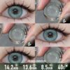 Crystal Cloud Grey Contact Lenses - Colored Contacts Crystal Cloud Grey Contact Lenses