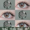 Crystal Peach Bloom Pink Contact Lenses - Colored Contacts Crystal Peach Bloom Pink Contact Lenses