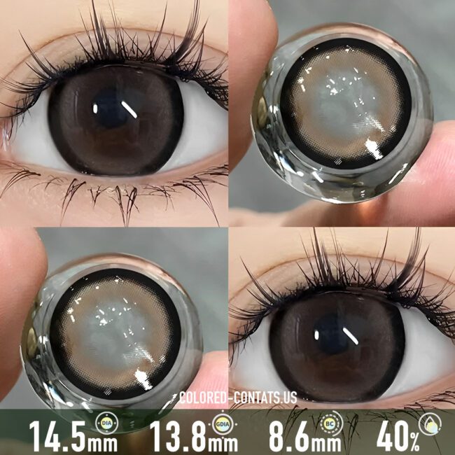 Desert Rose Mocha Fade Contact Lenses