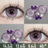 Dusk Mirage Purple Contact Lenses - Colored Contacts Dusk Mirage Purple Contact Lenses
