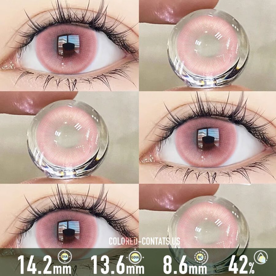 Enchanted Pink Champagne Contact Lenses