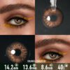 Flirting Brown Contact Lenses
