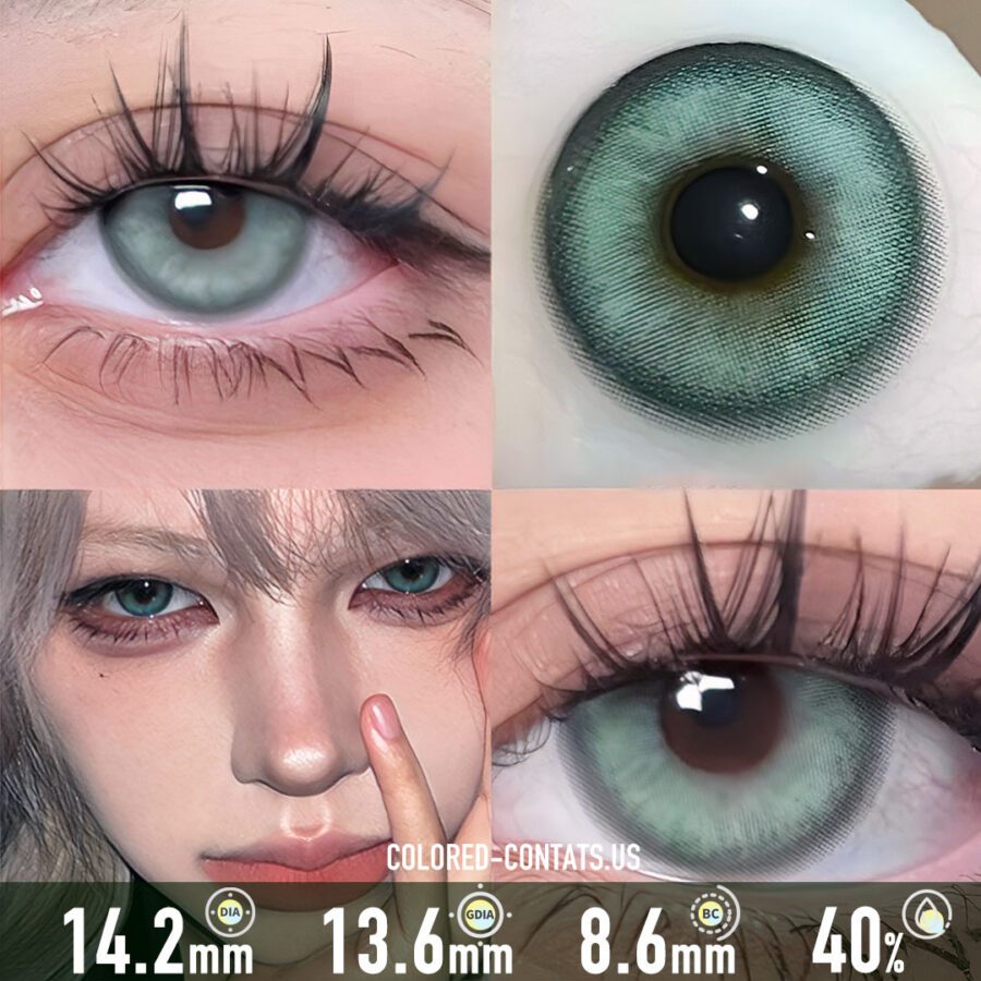 Forest Abyss Emerald Elite Contact Lenses