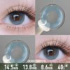 Glacial Sky Blue Contact Lenses - Colored Contacts Glacial Sky Blue Contact Lenses