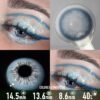 Glacier Blue Contact Lenses - Colored Contacts Glacier Blue Contact Lenses
