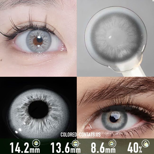 Glacier Grey Contact Lenses
