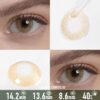 Hidrocor Hazel Contact Lenses - Colored Contacts Hidrocor Hazel Contact Lenses