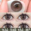 Honey Cream Brown Contact Lenses - Colored Contacts Honey Cream Brown Contact Lenses