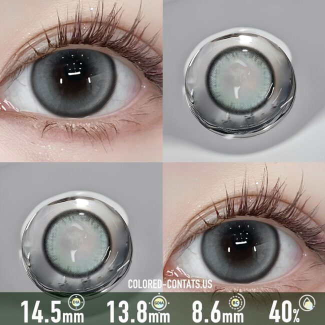 Icy Ocean Blue Contact Lenses