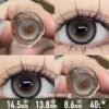 Luminous Cream Brown Contact Lenses