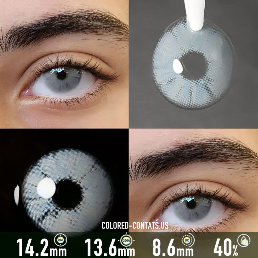 Meta Blue Contact Lenses