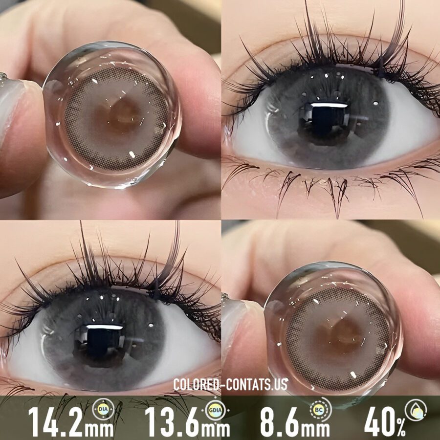 Mocha Dust Brown Contact Lenses
