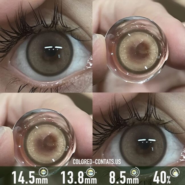 How To Choose Colored Contacts: Size, Comfort, And Bc Explained 🤓👀 - Colored Contacts Mocha Mist Contact Lenses