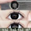 Moonbeam Black Contact Lenses - Colored Contacts Moonbeam Black Contact Lenses