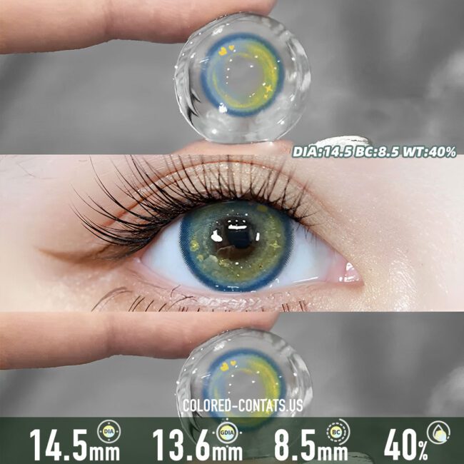 Mystical Brighton Turquoise Contact Lenses