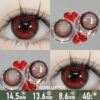 Mystical Tower Rose Contact Lenses - Colored Contacts Mystical Tower Rose Contact Lenses