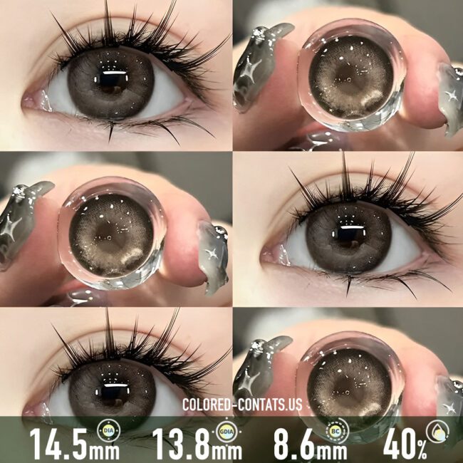 Noble Caramel Brown Contact Lenses