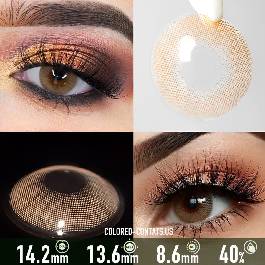 Polar Light Brown Contact Lenses