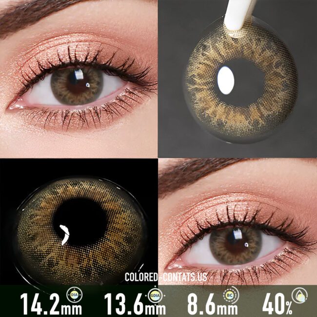 Pure Hazel Contact Lenses