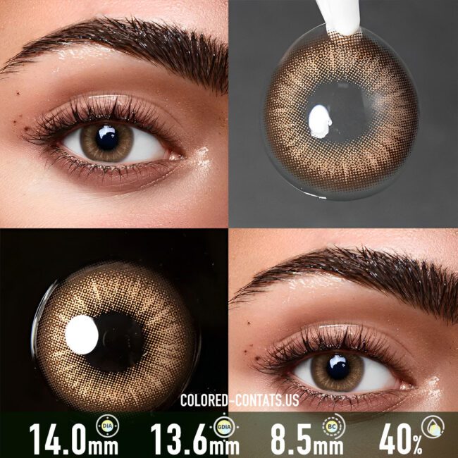 Savage Brown Contact Lenses