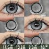 Shadow Frame Grey Contact Lenses - Colored Contacts Shadow Frame Grey Contact Lenses