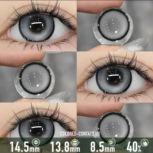Shadow Frame Grey Contact Lenses