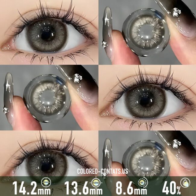 Silver Storm Elite Grey Contact Lenses