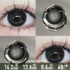 Smoky Black Contact Lenses - Colored Contacts Smoky Black Contact Lenses