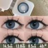 Steel Mist Blue-Grey Contact Lenses - Colored Contacts Steel Mist Blue-Grey Contact Lenses
