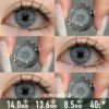 Stormy Gray-Blue Colored Contacts - Colored Contacts Stormy Gray-Blue Colored Contacts