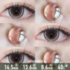 Precious Berry Pink Contact Lenses - Colored Contacts Precious Berry Pink Contact Lenses