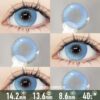 White Cliffs Light Blue Contact Lenses