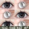 White Opal Frost Contact Lenses - Colored Contacts White Opal Frost Contact Lenses