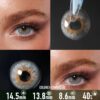 Wolf Gray Contact Lenses - Colored Contacts Wolf Gray Contact Lenses