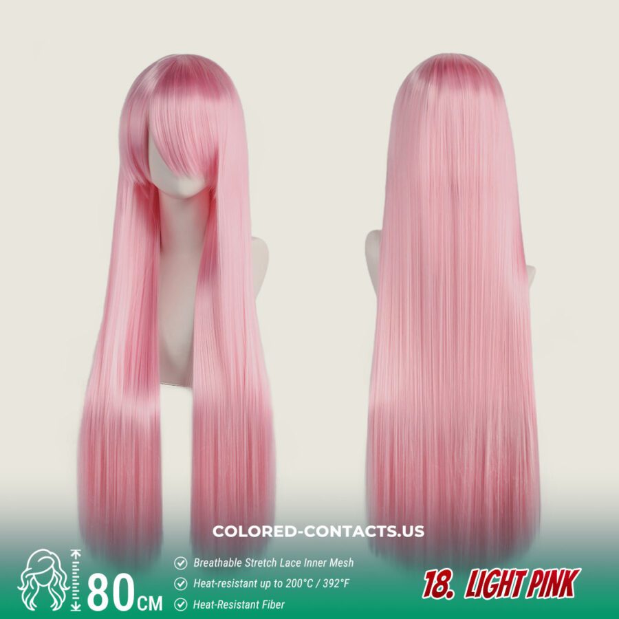 24-Color Versatile Cosplay Wig (80Cm-Length) - Image 19