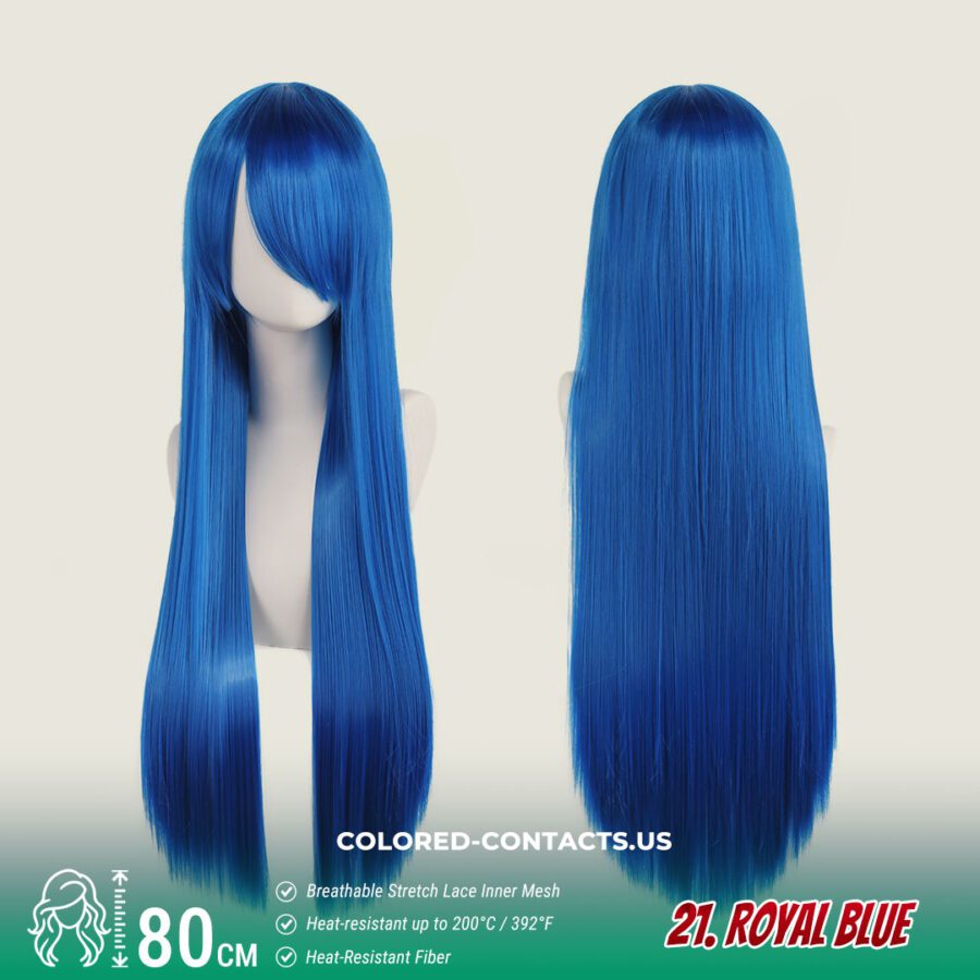 24-Color Versatile Cosplay Wig (80Cm-Length) - Image 21