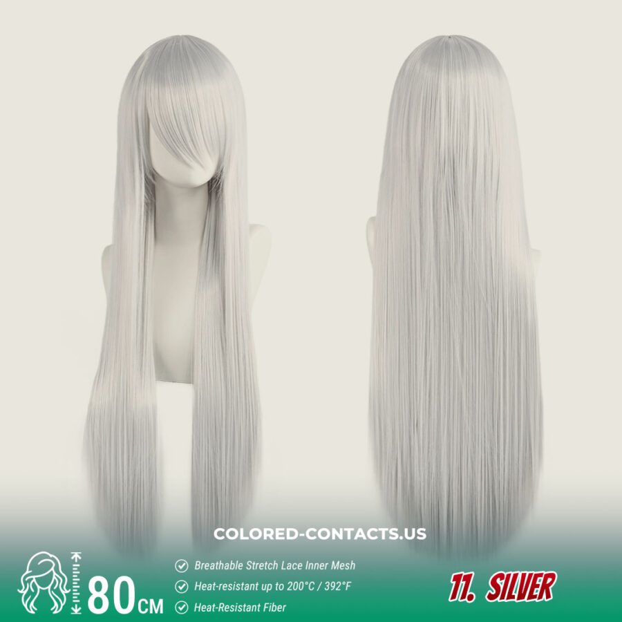 24-Color Versatile Cosplay Wig (80Cm-Length) - Image 12