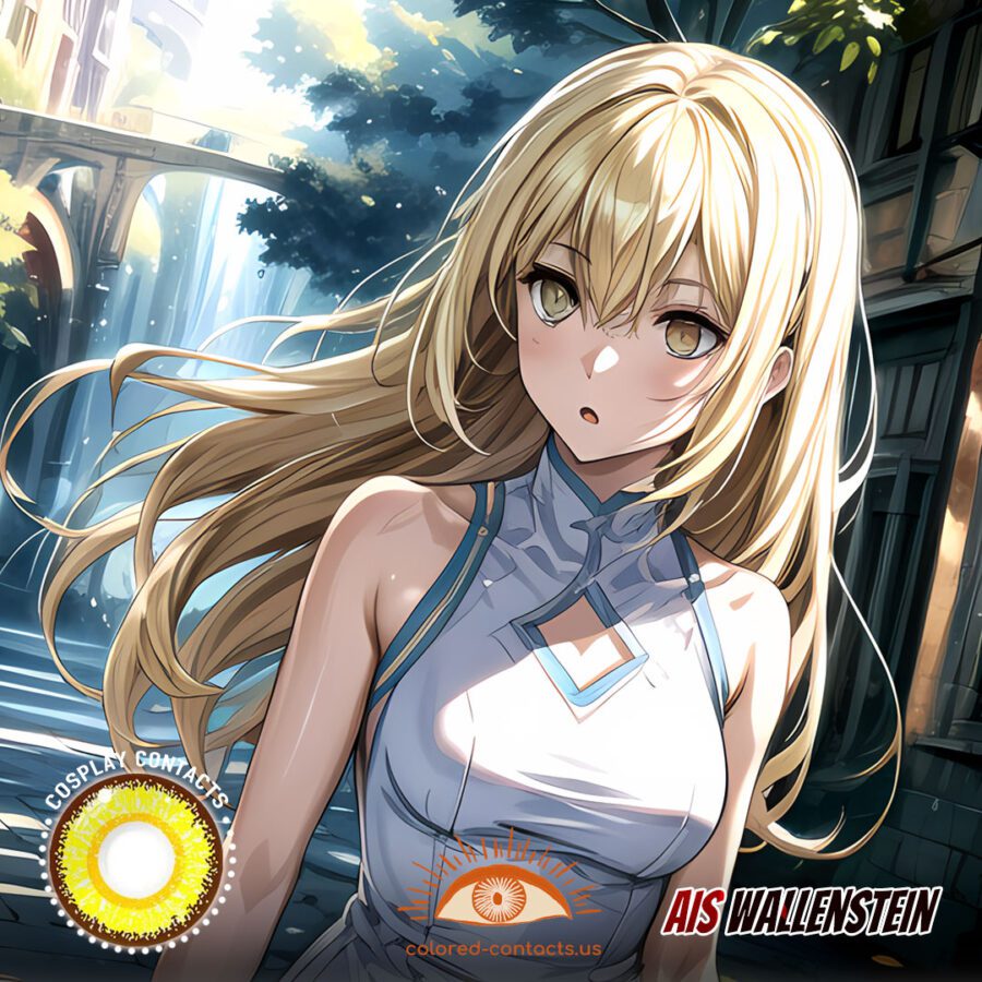 Ais Wallenstein Cosplay Yellow Contact Lenses